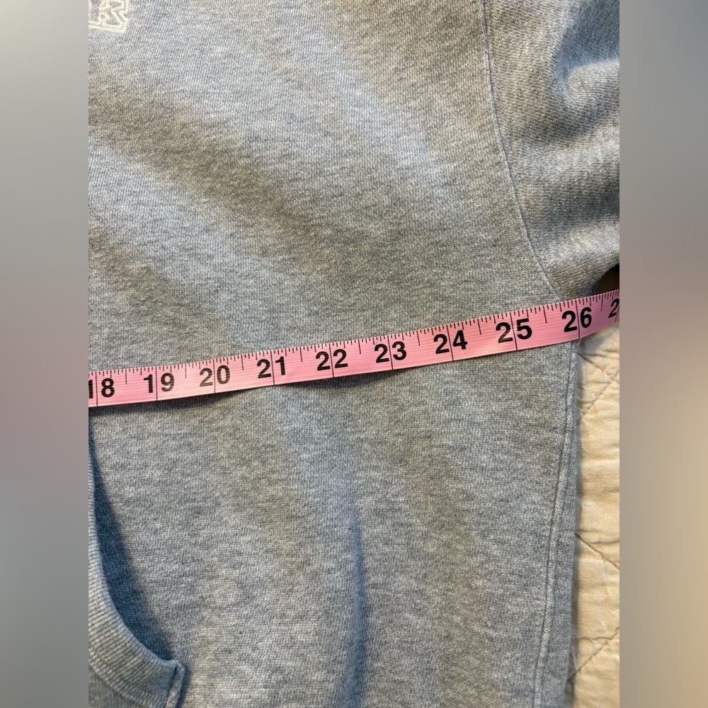 Vintage Y2k Pink Victoria’s Secret Women’s Full Zip Grey Hoodie XL Embroidered - Picture 8 of 10